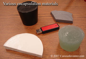 Various encapsulation materials