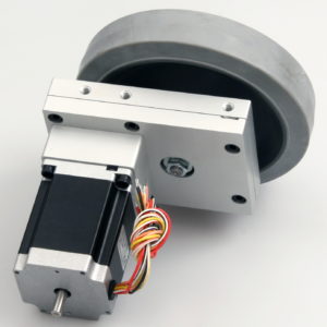 Robotics Gearbox, Stepper Motor and Wheel-0