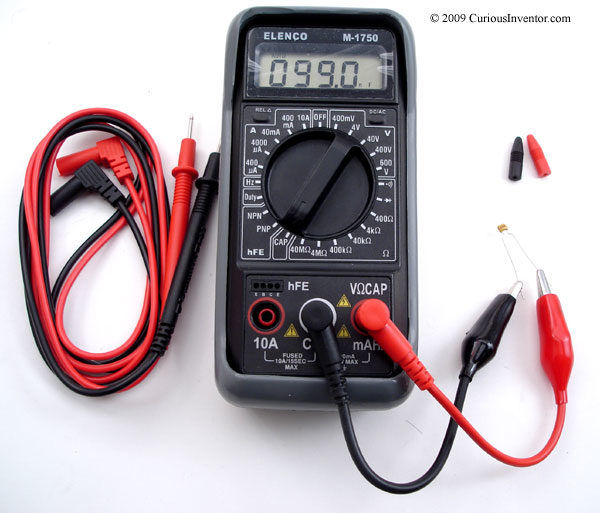 Multimeter with Capacitance and Frequency Measurement - M-1750-0
