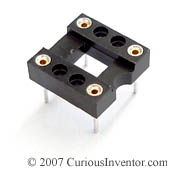 Half-Sized 4-Pin Oscillator Socket-0