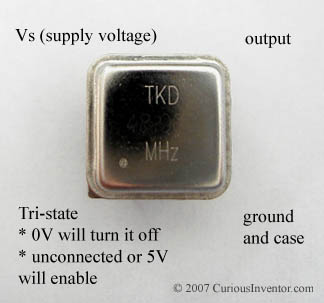 Full Can TTL 5v 4Mhz Oscillator 