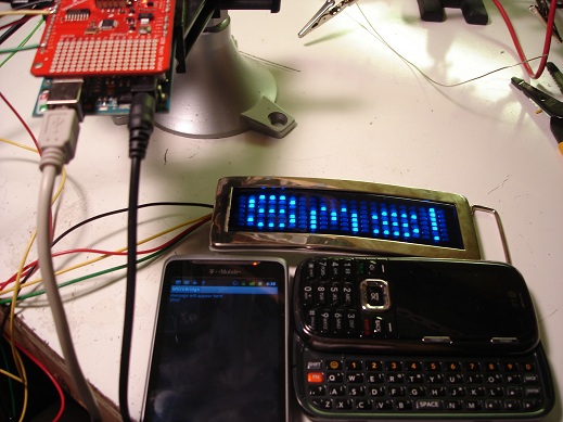 to Cheap Scrolling LED via Arduino, Host Shield, and Android - Inventor