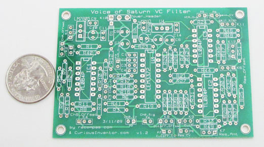 Voice of Saturn Voltage Controlled Filter PCB ONLY-0