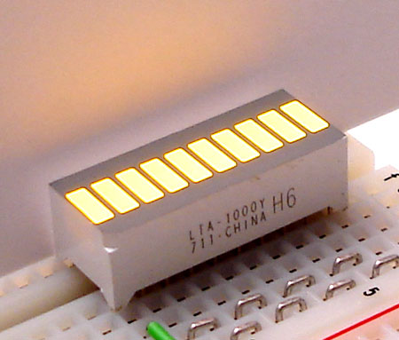 Yellow LED Bargraph-0