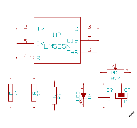 555 timer parts