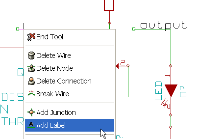 connecting nets with labels