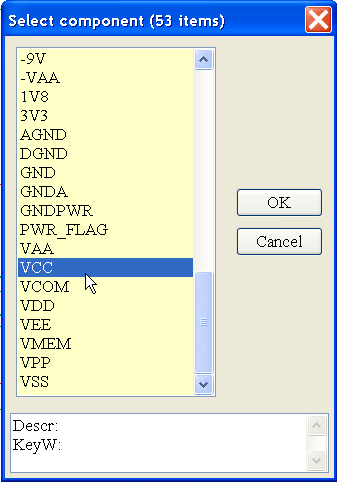 add power in kicad