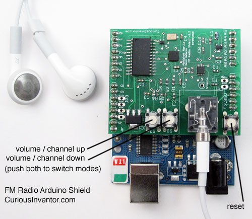 FM Radio Arduino Shield