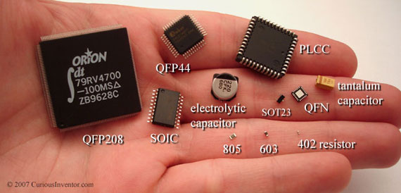 SMT Components QFN QFP 603 PLCC tantalum 402 SOIC