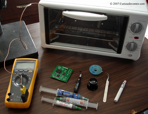 Basic equipment needed to use solder paste