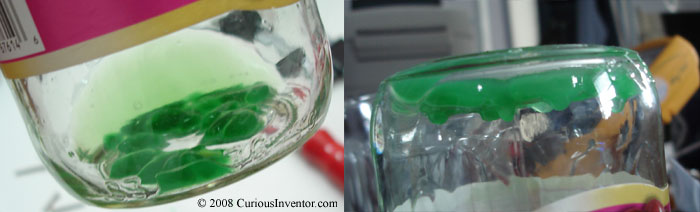 Dissolving acrylic in acetone