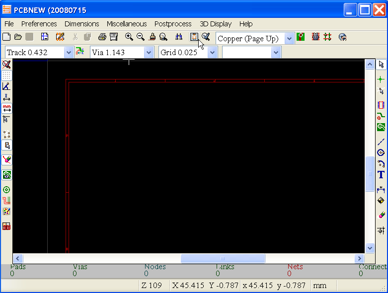 read netlist in pcbnew